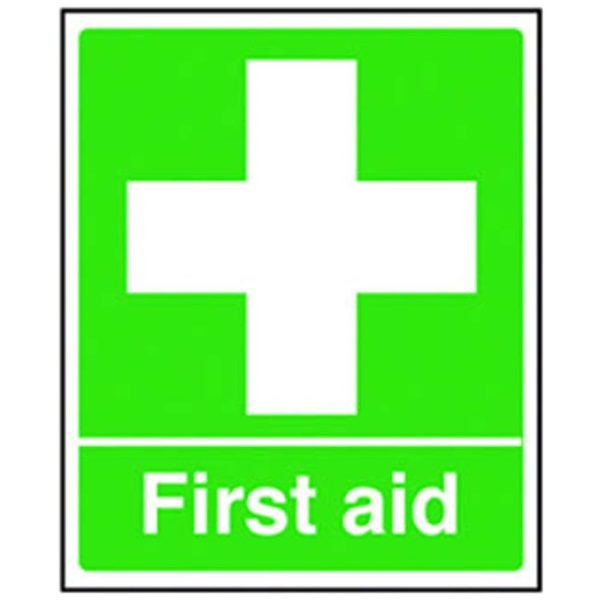 First Aid (And Symbol) R/P 300 x 250mm