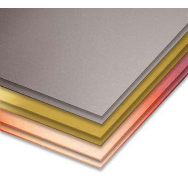 Metal Sheet Pack, 150 x 200mm Aluminium, Brass, Copper - pack of 6