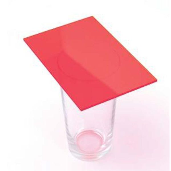 Fluorescent Cast Acrylic 3mm Sheet - Neon Red 1000 x 500mm