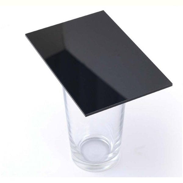 Premium Cast Acrylic 3mm Sheet - Solid Black 1000 x 500mm