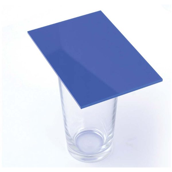 Premium Cast Acrylic 3mm Sheet - Solid Blue 1000 x 500mm