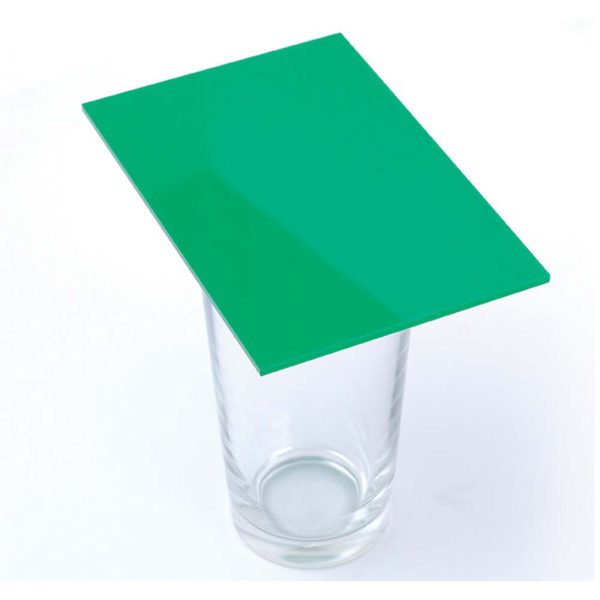 Premium Cast Acrylic 3mm Sheet - Solid Green 1000 x 500mm