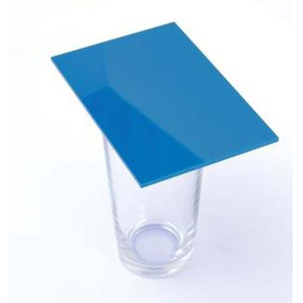 Premium Cast Acrylic 3mm Sheet - Solid Mid Blue  1000 x 500mm