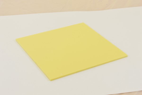 Pastels Cast Acrylic 3mm Sheet - Lemon Bonbon 600 x 400mm