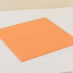 Pastels Cast Acrylic 3mm Sheet - Orange Fizz 600 x 400mm