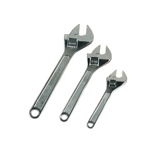 Adjustable Spanner Set 1 of Each Size 6, 8 And 10"