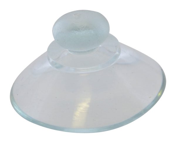 Clear Acrylic Suction Caps -  20mm Diameter - Pack of 10