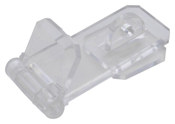 Clear Acrylic Hasp & Staple - 80/60 x 26mm