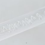 Bubble Acrylic Rod 10mm x 500mm - Clear