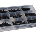 Cap Head Screws Hex Drive Black - Pack of 106