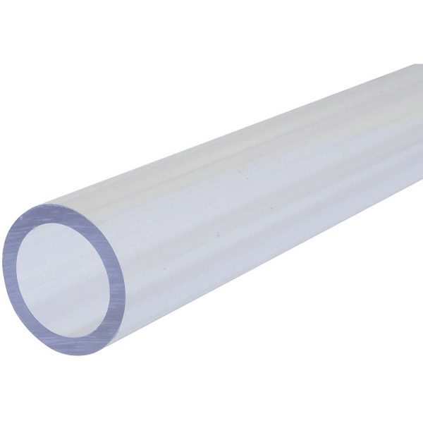 Clear Acrylic Tube 10/8mm x 500mm