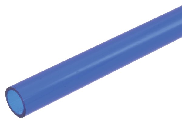 Transparent Acrylic Tube 6.4/3.2mm x 610mm - Blue