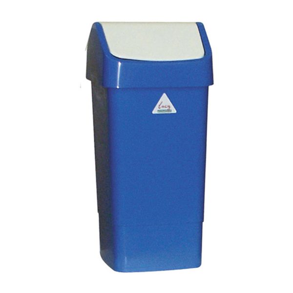 Swing Top Bin - Blue