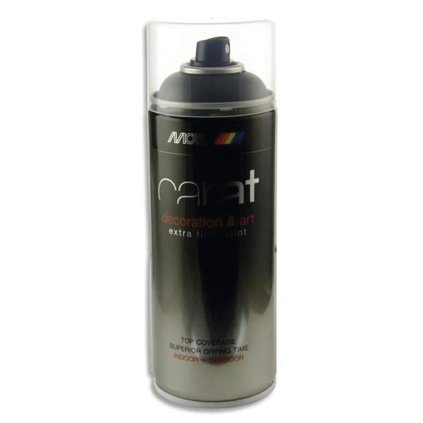 Can Art Spray Paint, Pure Traffic Matt Black - 400ml