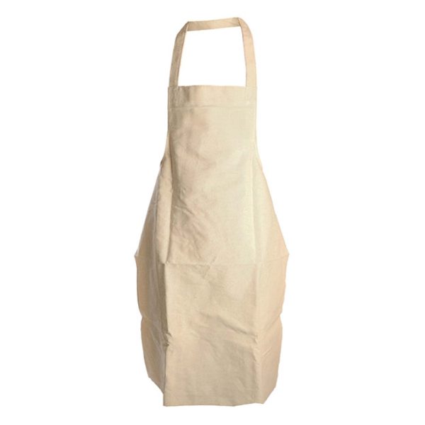 Cotton Apron - Natural No Pocket