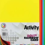 Card Rainbow A2 160gsm - 25 Sheets