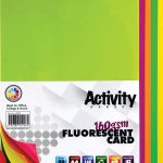 Card Fluorescent A4 160gsm - 40 Sheets