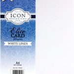 Linen Finish Card White A4 300gsm - Pack of 100