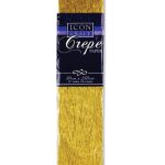 Crepe Paper Gold 500mm x 2.5m 17gsm