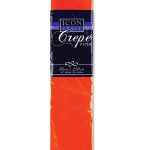 Crepe Paper Orange 500mm x 2.5m 17gsm