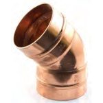Solder Ring 45degree Elbow 15mm