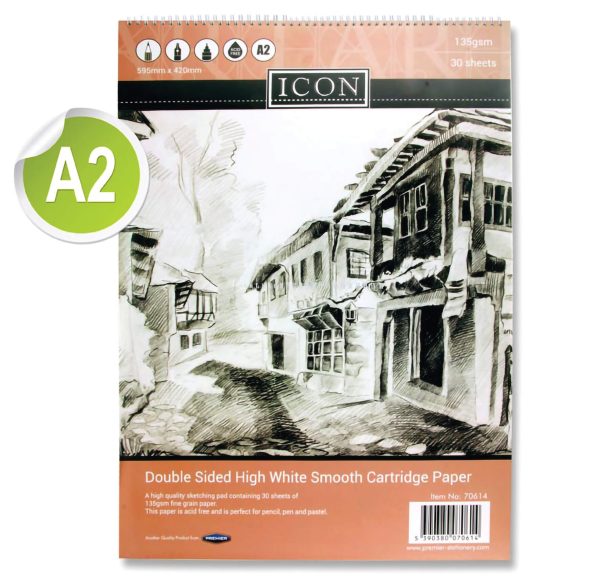 Cartridge Wiro Sketch Pad A2 135gsm - 30 Sheets