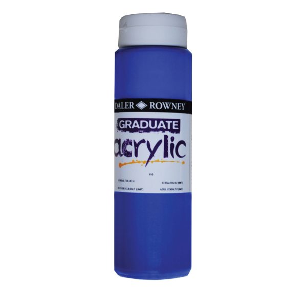 Daler Rowney Graduate Acrylic - Cobalt Blue Hue - 500ml