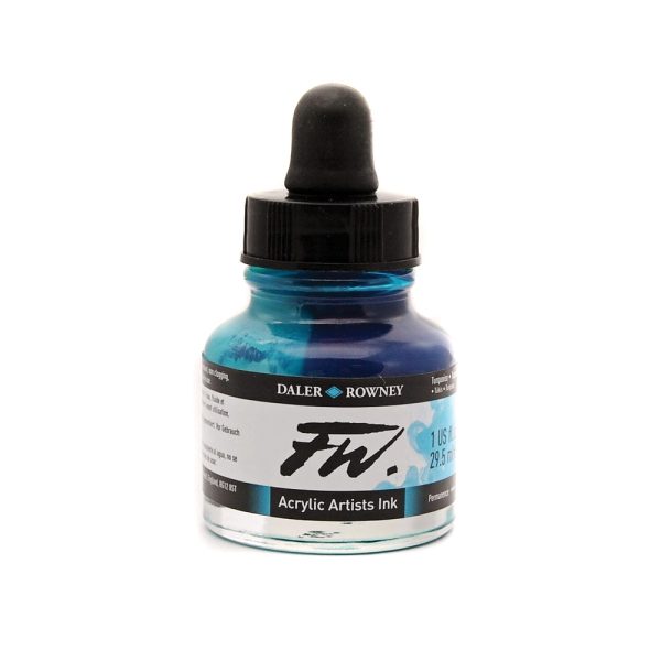 Daler Rowney Acrylic Inks Turquoise - 29.5ml