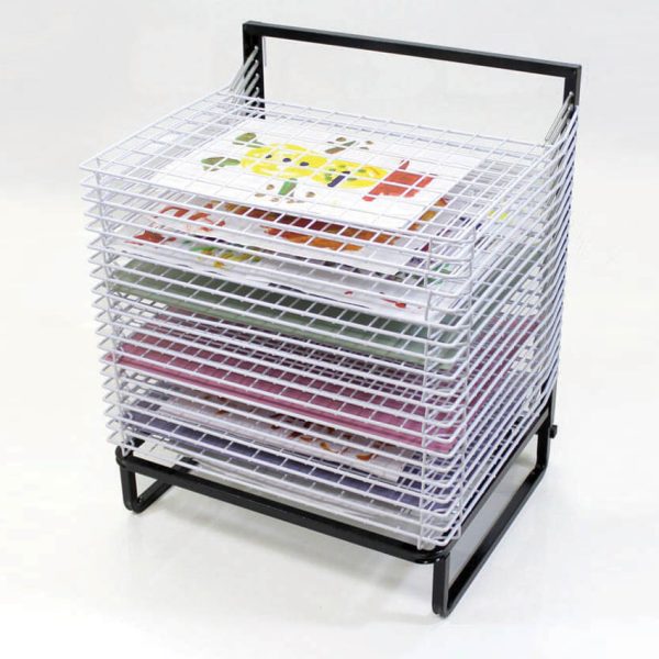 Spring Loaded Drying Rack - 20 shelf