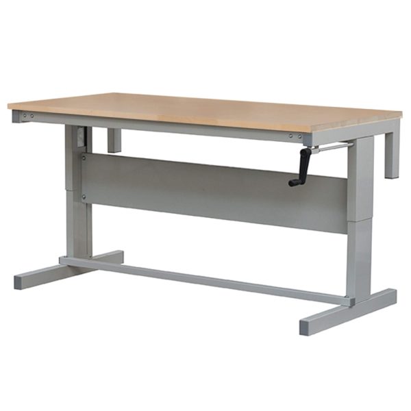 Edubench Height Adjustable Workbench 1500 x 750mm - Heavy duty