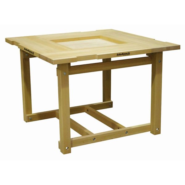 Edubench Four Station Bench - Beech H1200mm x 1200 x 840