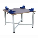 Edubench Phenolic 4 Station, Metal Frame with vices