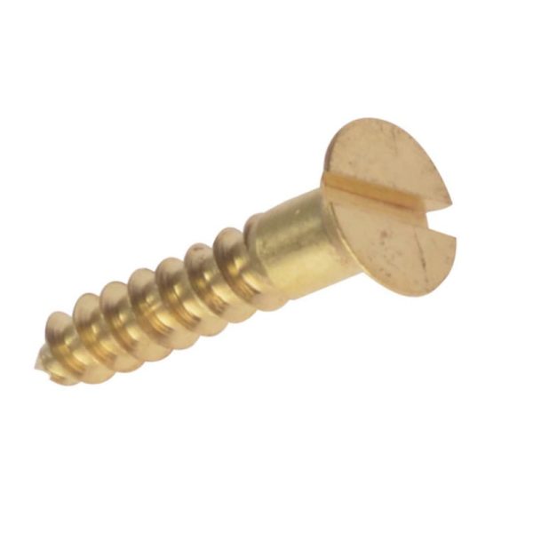 Brass Countersunk Screws - 4 x 5/8" - Box of 200