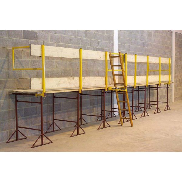 Trestle Guardrail System 4m Set (2 posts, 1 end stop, 1 gate)