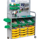 Gratnells MakerSpace Trolley H1565mm x W1025 x D430