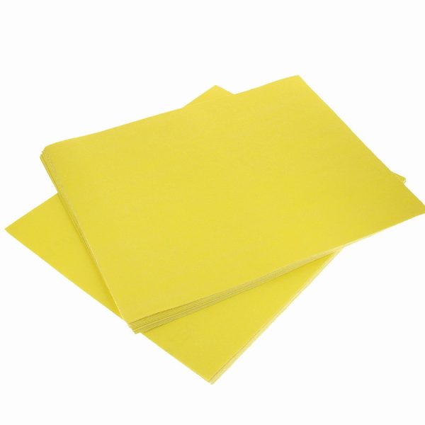 Yellow Abrasive Sheet 230 x 280mm – 120 grit, Pack of 25