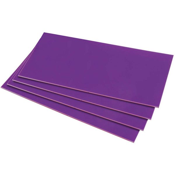 HIPS  1.0mm Sheet - 305mm  x 457mm - Purple