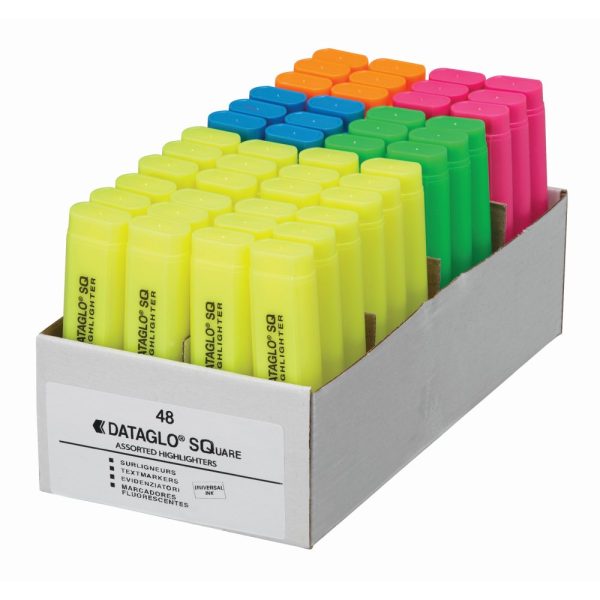 Highlighter Pen Assorted - Pack of 48