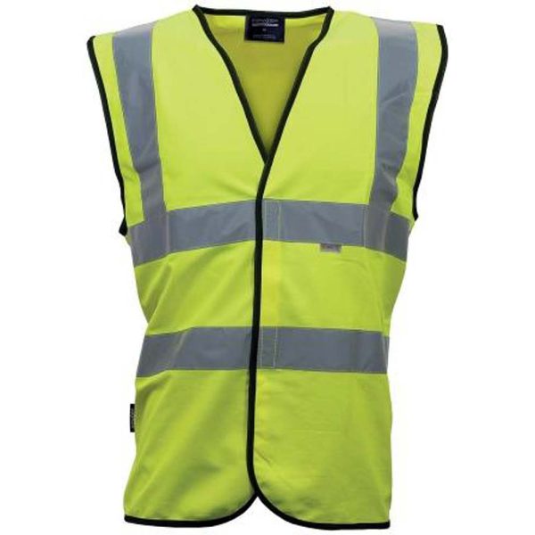 Hi-Vis Waistcoat, Yellow, Class 2 - medium