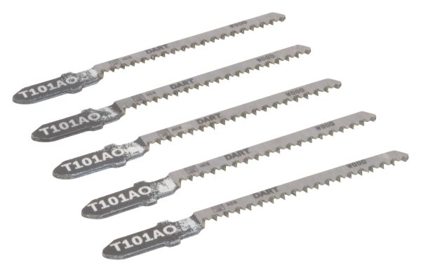 Jigsaw Blades  No.T101A0 for curves (pack of 5)