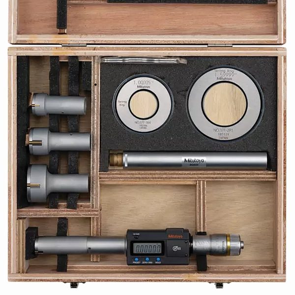 Mitutoyo Digital 3-Point Internal Micrometer Set 0-50mm/0-2"