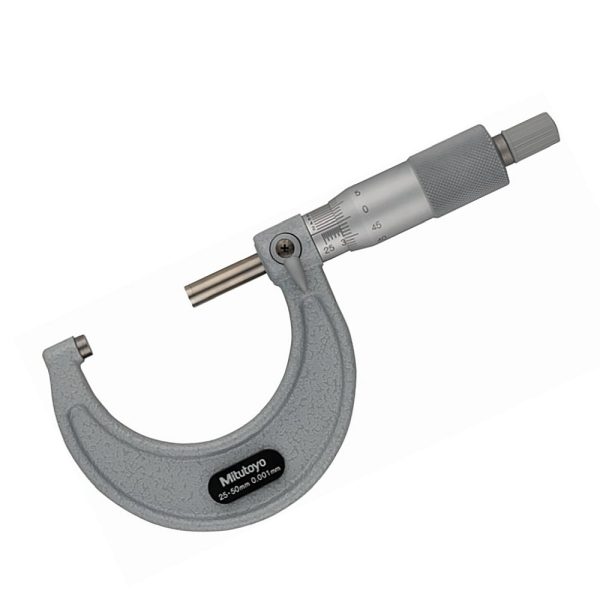 Mitutoyo Outside Micrometer 25-50mm with vernier scale