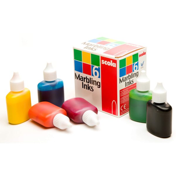 Marbling Ink Assorted 25ml - Pack of 6