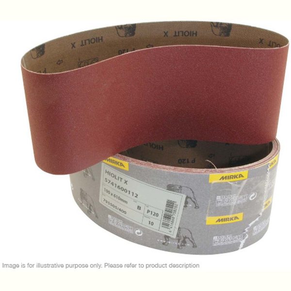 Resin Bonded Belts 1220 x 100mm 120 Grit - Pk 10