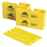Marshalltown M86P Plastic Line Blocks - Pack of 2 Pairs