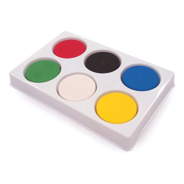 6-Block Watercolour Palette - Medium