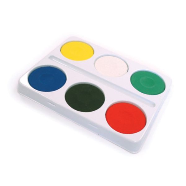 6-block Watercolour Palette - Large