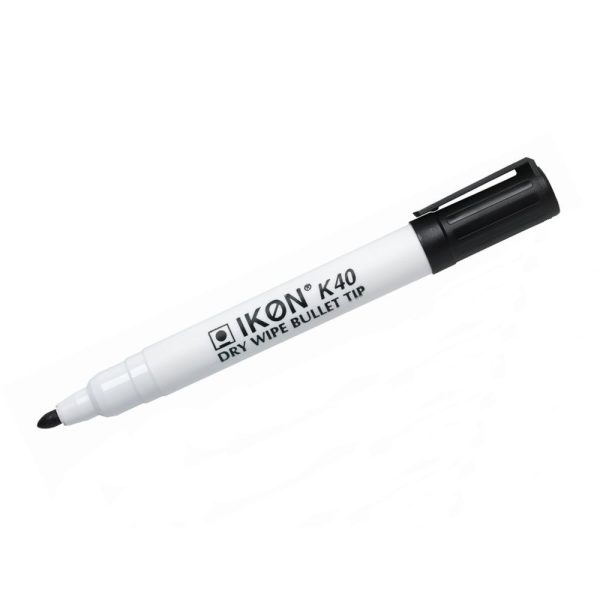 Drywipe Markers - Black - pack of 10