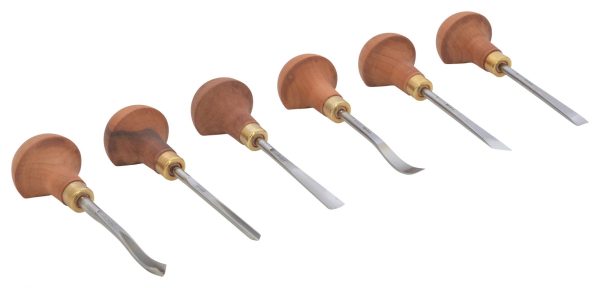 Pfeil Fine Palm Carving Tools Set A - 6 Piece