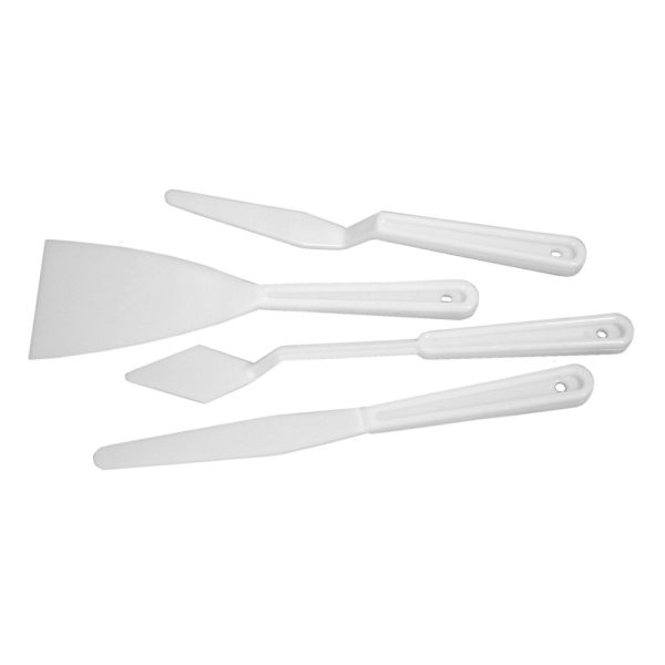 Plastic Palette Knives Pack 4